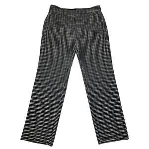 Zac & Rachel Black & White Plaid Dress Pants Career Womens Size 8
